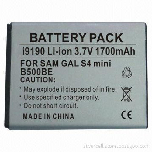 Li-ion Battery for Samsung i9190 with 1,700mAh Capacity